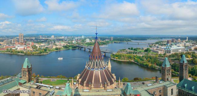 Vue sur la ville d'Ottawa