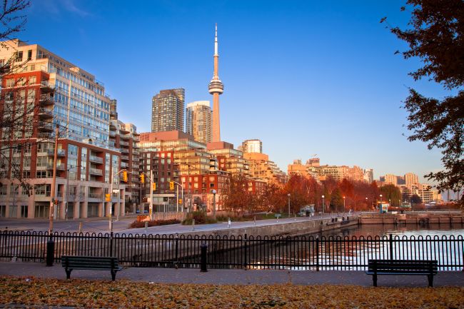 Vue sur la ville de Toronto