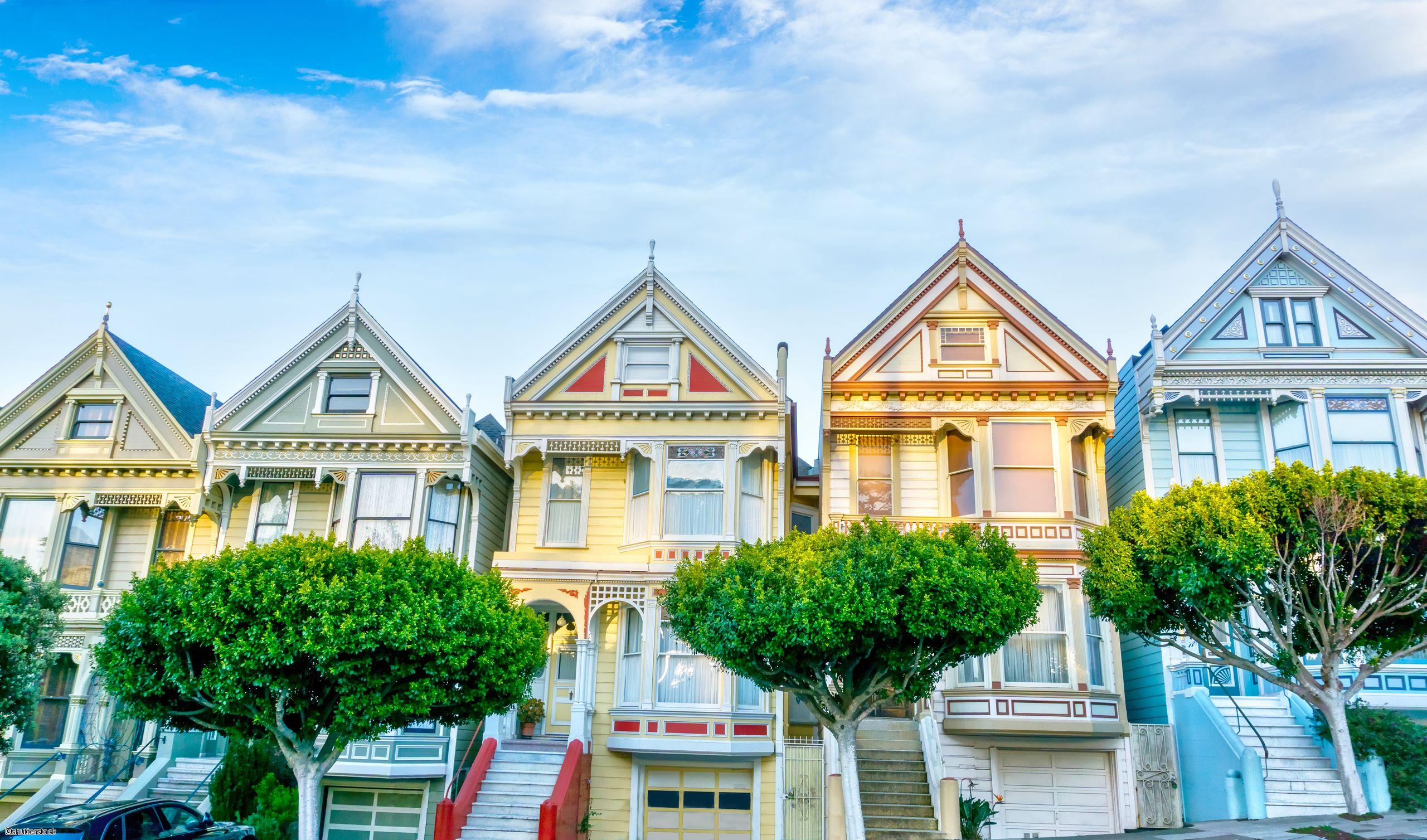 Les Painted Ladies, maisons victoriennes très colorées à Alamo Square, San Francisco.jpg