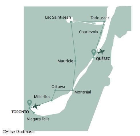 AU COEUR DE L'ONTARIO ET DU QUEBEC