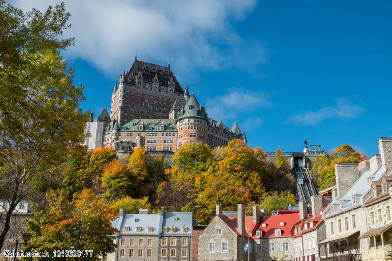 Circuit en train dans l'est canadien