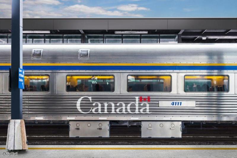 Circuit en train dans l'est canadien