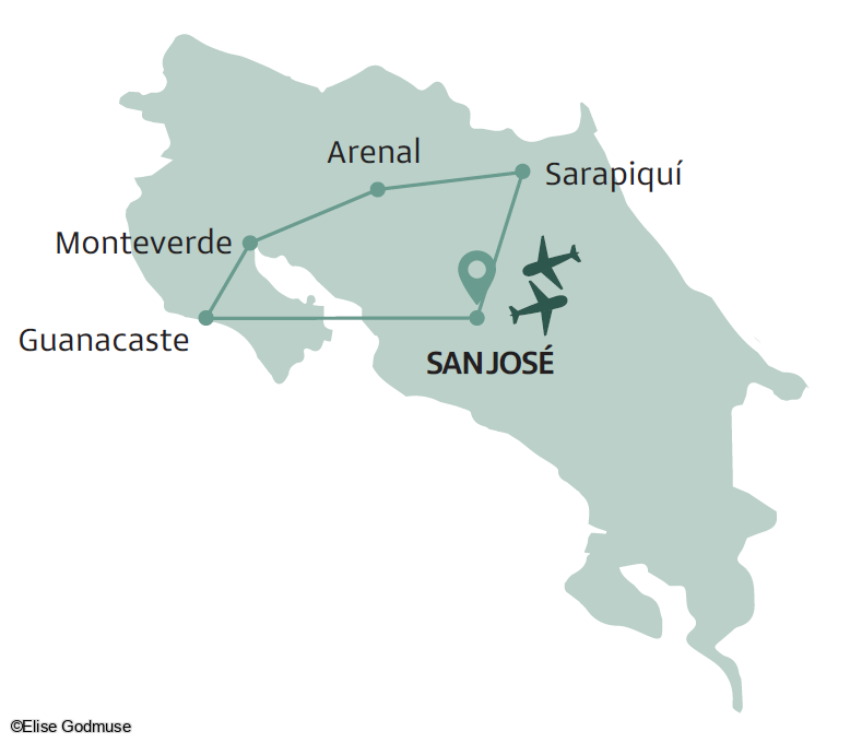 Circuit en voiture au Costa Rica