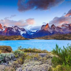 shutterstock_678035056 Torres Del Paine National Park, Chile. Sunrise at the Pehoe lake..jpg