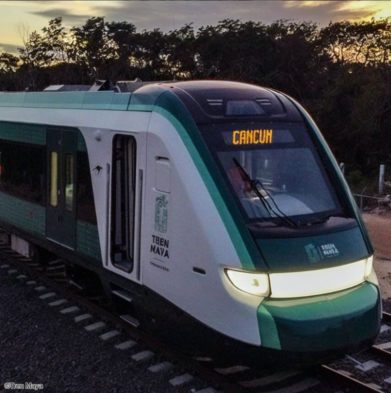 Voyage en train au Mexique