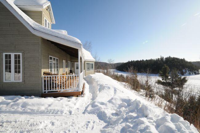Le chalet à partager à la Pourvoirie du Lac Blanc 1