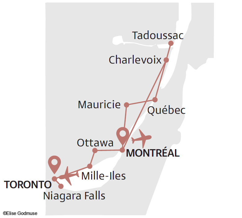 Voyage francophone au Canada