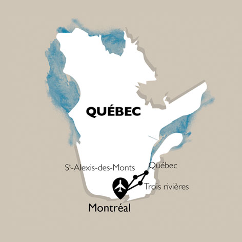 carte Carte Canada séjour multi-activités Québec hiver au Lac Blanc