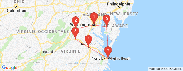 carte Carte Autotour - CAPITAL REGION DISCOVERY