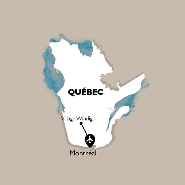 carte Carte Immersion hivernale au village Windigo - 25 personnes maximum